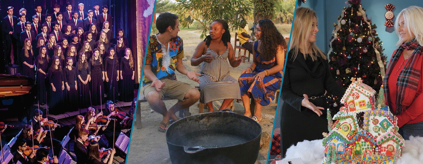 December programming collections include holidays and human rights