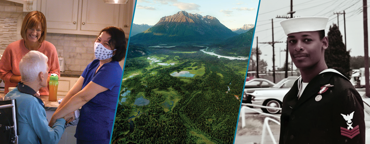 November featured programs: WINE, WOMEN, & DEMENTIA; K'ETNIYI: The Land Is Speaking To Us; and 33 BLACK FROG: An American Story